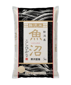 野沢農産 令和6年産 新潟県 魚沼産コシヒカリ (5kg, 無洗米)