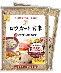 金芽ロウカット玄米(無洗米) 4kg【2kg×2】